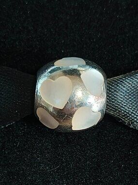 Authentic Pandora Retired Love Me Mother of Pearl Charm 790398MPW
